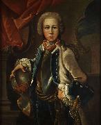 Johann Michael Franz Portrait of a young nobleman oil painting reproduction